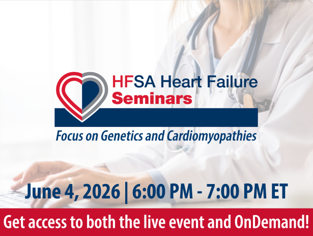 HF Seminar Focus on Genetics and Cardiomyopathies Web Event Background